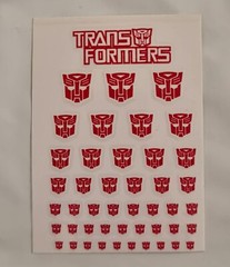 Transformer Stickers for Autobot and Decepticon