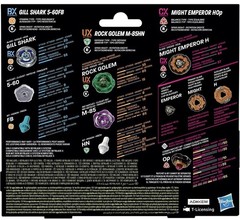 Beyblade X Xtreme Battlers Pack Emperor Might Deck Set Hasbro SHIPS FAST