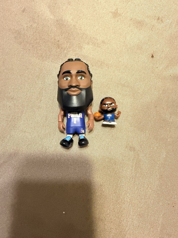 ZURU NBA BALLERS SERIES 1 PHILADELPHIA 76ERS JAMES HARDEN FIGURES ONLY!