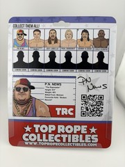 Top Rope Collectibles PN News Galoob Style Figure Blue Singlet WCW WWE WWF