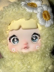 Nommi Baby V2 Sweetheart Bunny Series MINT CREAM Pendant W/ Changeable Eyes