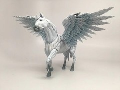 Mighty Steeds -Bright Pegasus & Unicorn Kit Action Figure Accessories