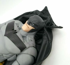 SU-C-MF-WKB: Custom Black Cape for McFarlane White Knight Batman (No Figure)