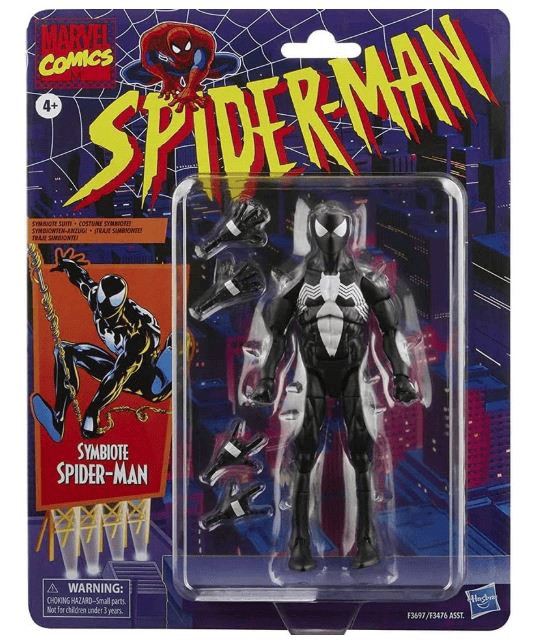 Hasbro Marvel Legends Symbiote Spider-Man 6-Inch Black Suit Action Figure