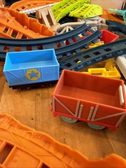 Thomas & Friends TALKING Cranky Delivery MOTORIZED Train Set See Description