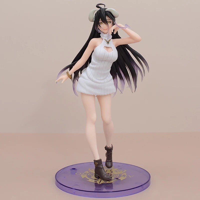 21cm Overlord Albedo Anime Figure A Woolen Dress Albedo Action Figure Ainz Ooal