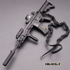 Soldier Accessories 1:6 Scale Plastic Assault Rifle Weapon Gun Fit 12” Figure