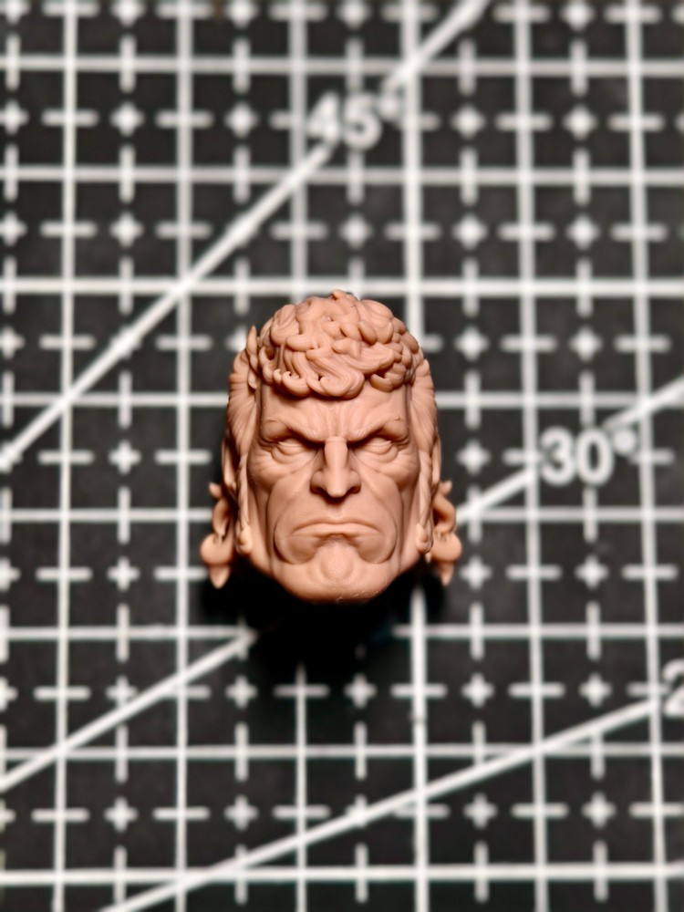 1/12 1/4 1/6 1/18 Unpainted Bro. Brock Samson Head Carved Model Toys