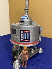 1979 Vintage Style Fan Made Palomino Space Ship 3.75” Scale MEGO Black Hole