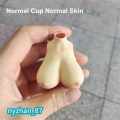 1:12 Big Bust Breast Cover Replacement Model Fit 6” Female Action Figure Body