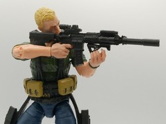 Custom 1:12 Scale HK 416 Assault Rifle 2pc Set for 6″ GI JOE Classified Figures