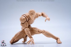 Wind Toys 1/12 Male Flexible Joint Body 16cm White Articulated 6″ Action Figure
