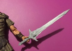 Custom Action Figure Accessory Fantasy MK Style Sword Weapon UNPAINTED 1/10