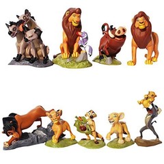9PCS The Lion King Action Figures – Simba, Nala, Timon PVC Toy Set