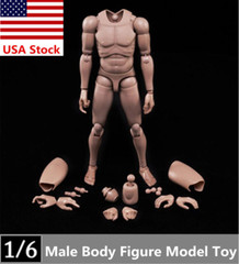 MX02-A 1/6 Europe Skin Male Body Super Flexible Soldier 12”Action Figure Doll