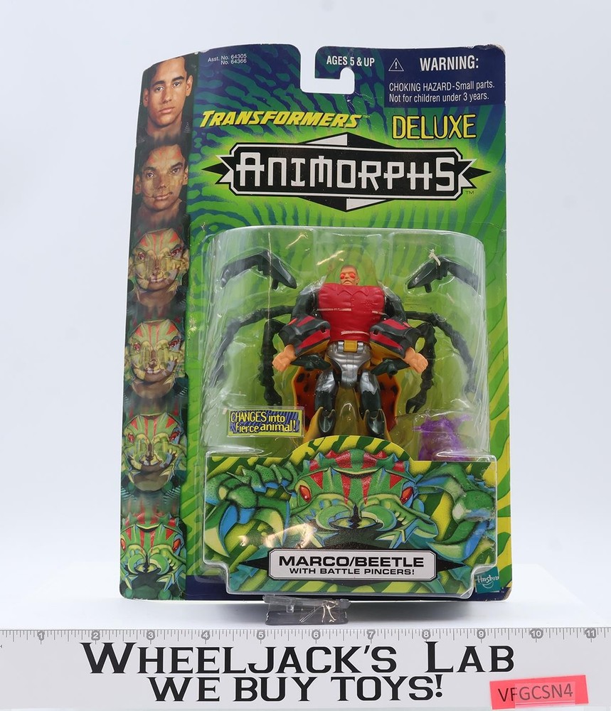 Marco/Beetle Transformers Animorphs 1998 Hasbro Action Figure NEW SEALED