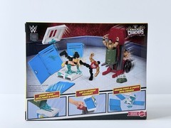 WWE Knuckle Crunchers Backstage Brawl Playset Jey Uso Figure Mattel New 2026