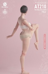 Worldbox AT210 1/6 Female Body Bee Waist Version AT218 White Muscle Version Gift