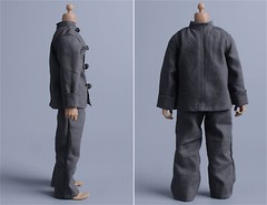 1/12 Chinese Kungfu Garments Tunic Suit Clothes Fit 6” Action Figure