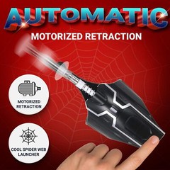 Spider Web Shooter 2.0 USB Real Web Slinger and Launcher Toy for Superhero Fans