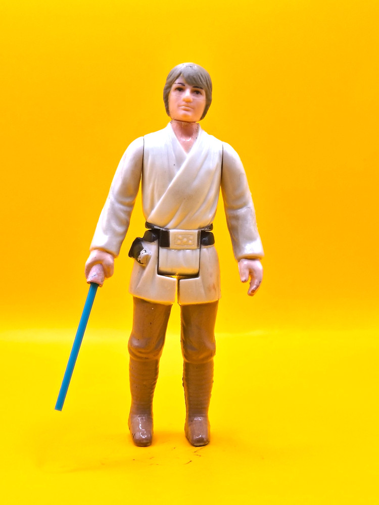 Custom STAR WARS Vintage Action Figure Luke Farmboy Repaint Head Fix 70s Retro