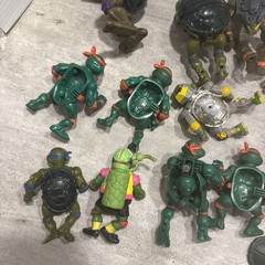 17 Teenage Mutant Ninja Turtles Vintage 1990s TMNT. Parts Only None Complete