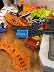 Thomas & Friends TALKING Cranky Delivery MOTORIZED Train Set See Description