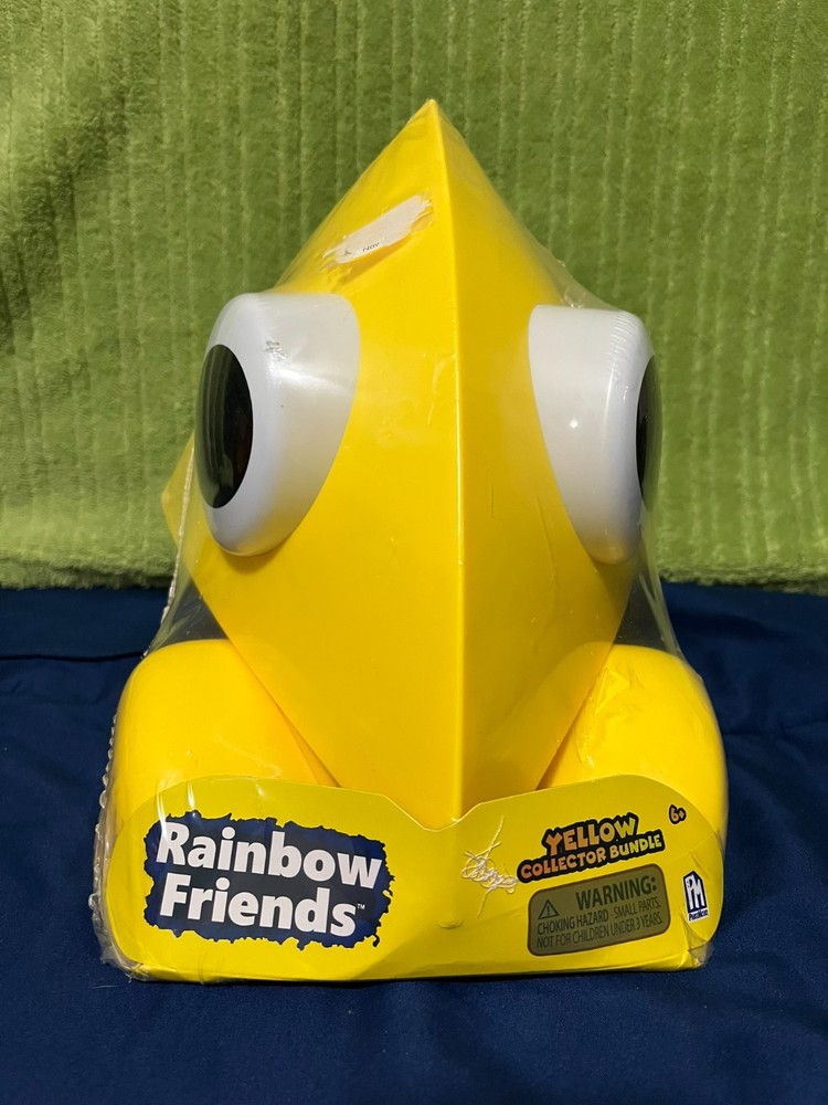 RAINBOW FRIENDS – Collector Bundle – Yellow (Piggy Bank Case w/ 8 Items, Series