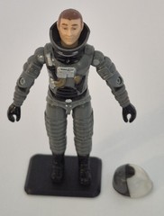 1998 Gi Joe ACE v5 Conquest X-30 Figure 100% Complete Helmet & Stand