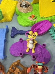 Mattel Disney Winnie the Pooh 100 acres Woods Campground Swimming Hole Lot parts