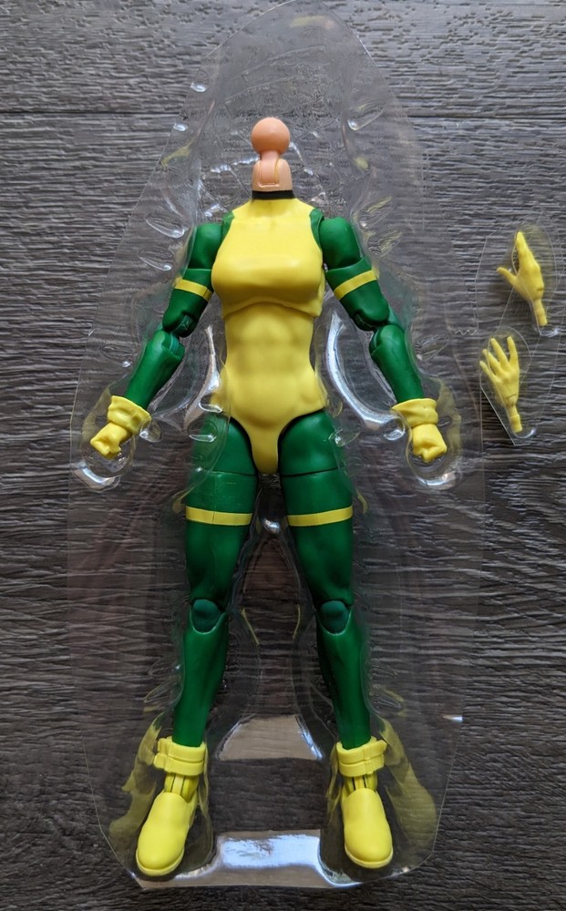 Marvel Legends X-Men 97 Rogue BODY ONLY Custom Fodder (Gambit Basketball 2 Pack)