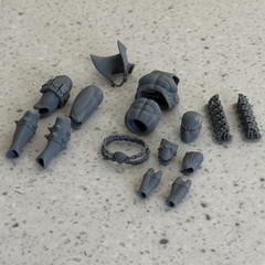 1/12 Spawn Custom Upgrade Kit Unpainted Armor Parts by Looper Customs Ct Toys DD