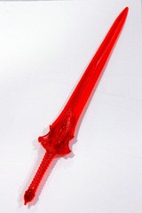 Custom Resin Red Lantern Corp Long Sword constuct for 6in. figure