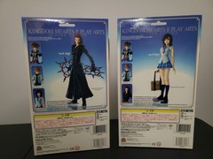 Kingdom Hearts II Kairi and Axel Play Arts Action Figures Square Enix Disney