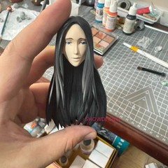1/12 Custom Bleach Unohana Retsu Head Carving For 6″ Romankey SHF Figure Body