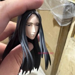 1/12 Custom Bleach Unohana Retsu Head Carving For 6″ Romankey SHF Figure Body