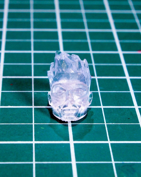 Custom Resin Clear Polar V3 cast 6in. scale 1:12 Legends Marvel Iceman