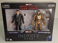 Hasbro Marvel Legends Infinity Saga Series Iron Man 3 Happy Hogan Iron Man Set