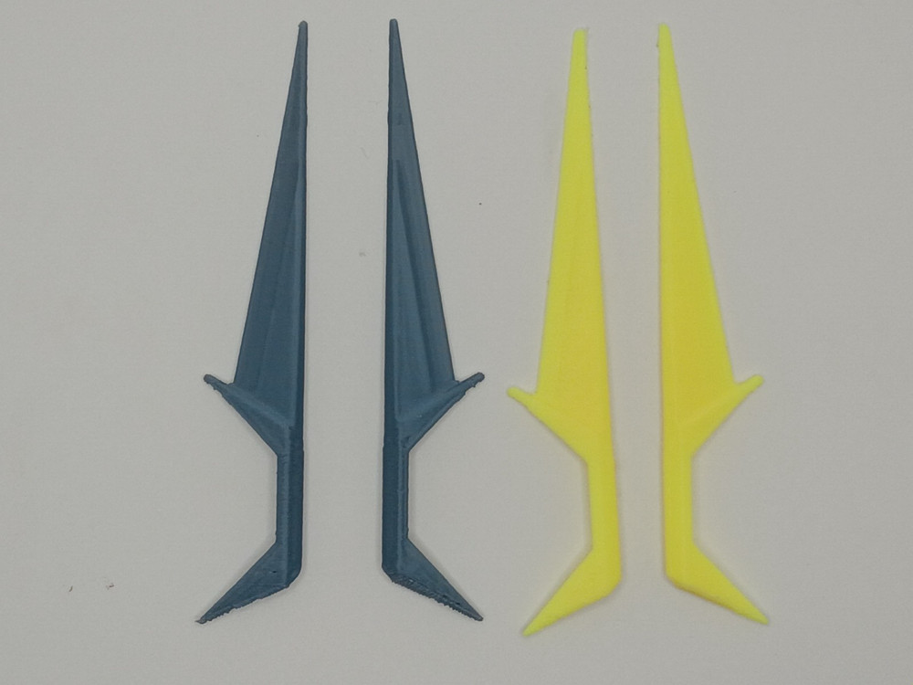 Blackstar star sword Black Star custom replacement gray & glow yellow swords lot