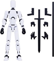 Titan 13 3D Printed Action Figure – Fully Articulated Customizable Robot Toy