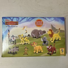 SUPER RARE 2016 DISNEY JR. LION KING Lion Guard Deluxe 10 Figure Set MINT COND
