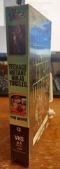 Teenage Mutant Ninja Turtles sealed 1990 VHS & Raphael action figure new