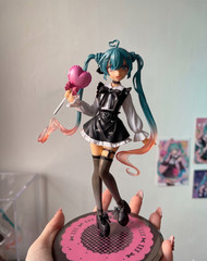 21cm Hatsune Miku Sweet Lolita Figure Heart Wand Anime Statue Model Toy With Box