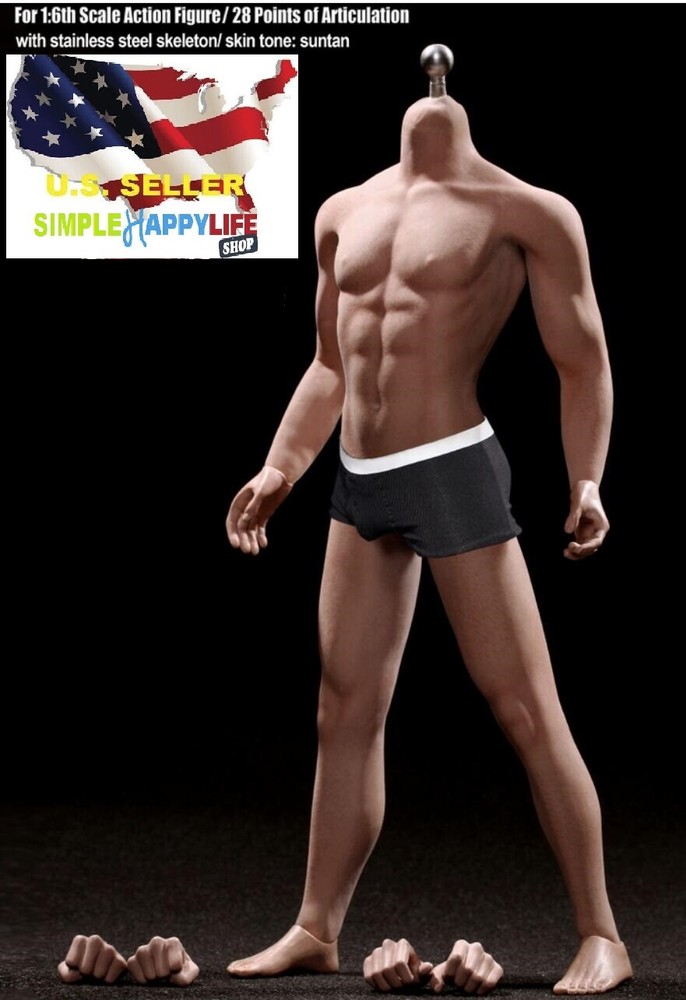 1/6 Phicen PL2016-M31 Seamless Male Narrow Shoulder Muscular Body Steel ❶USA❶