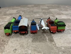 Vintage ERTL Thomas the Tank Engine Diecast Train Lot of 7 80s 90s Harold Gordon
