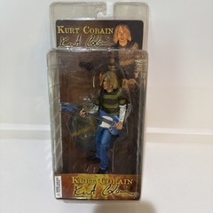 NECA Kurt Cobain 7” Action Figure with Skyblue Guitar