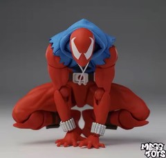 Mess Toys Spider-Man Scarlet Hero Ben Reilly Scarlet Spider-Man 7″ Action Figure