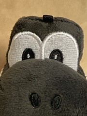KPS Sanei Mario Yoshi’s Island DS 5” Black Yoshi Plush Toy Nintendo 2009