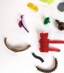 Lot of Weapons & Accessories For Action Figurines Mixed G.I. Joe and others D