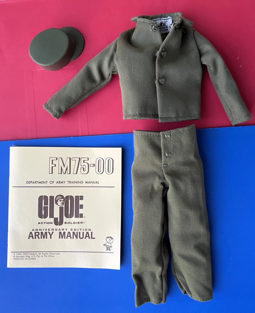 G.I. Joe 40th Anniversary ” Uniform & Accessories” Drop Down List – Mint Quality